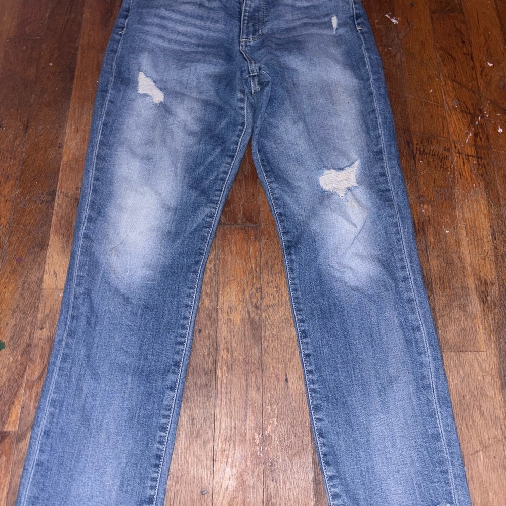 Arizona Jean Company Blue Distressed Men's Jeans